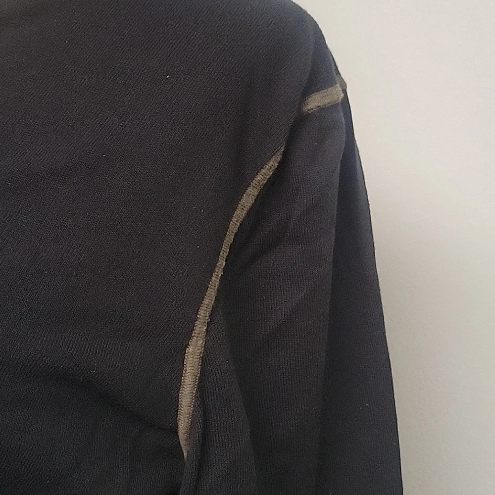 Banana Republic Midnight Black Knitwear With Contrast Stitching